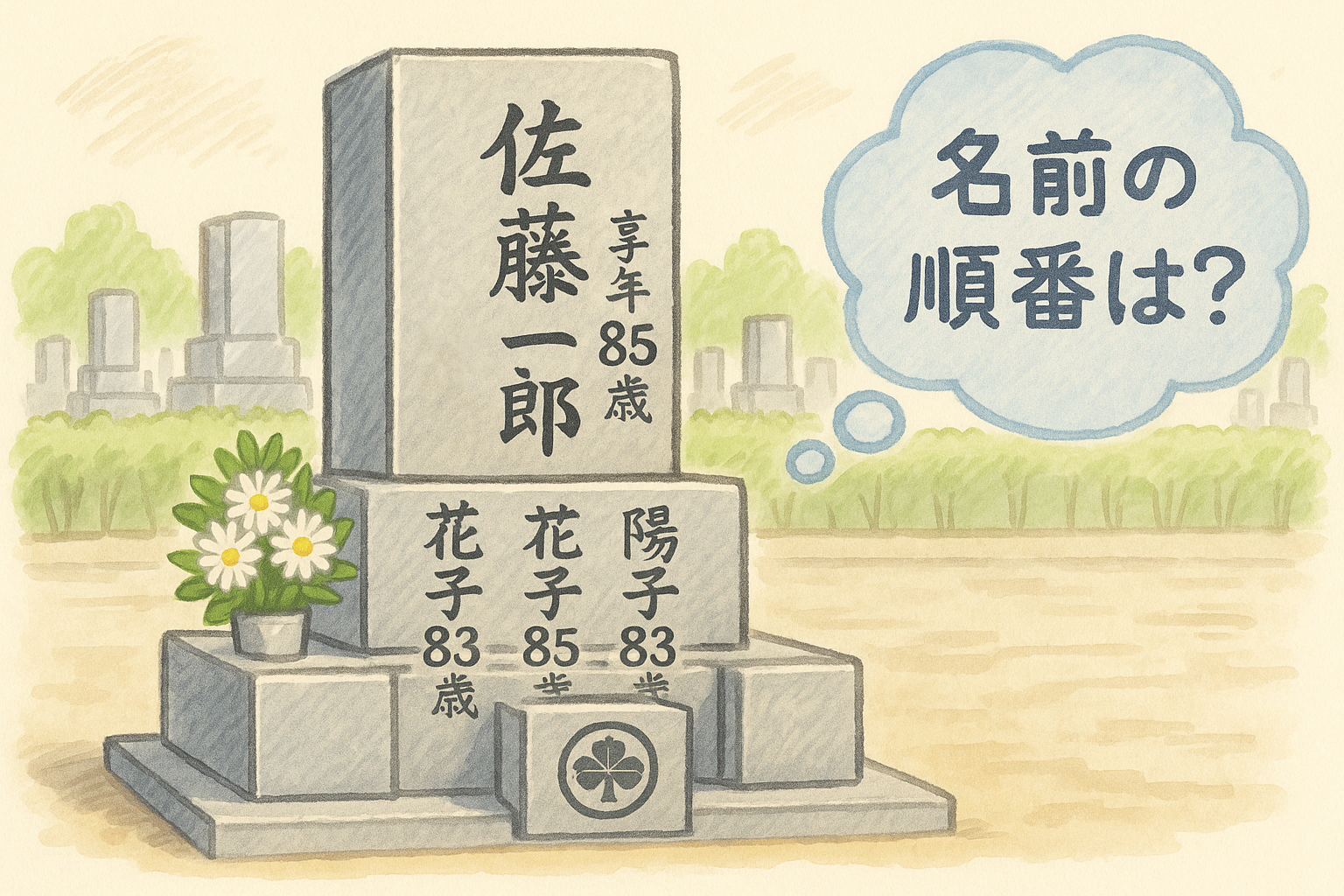 名前の順番イメージ図