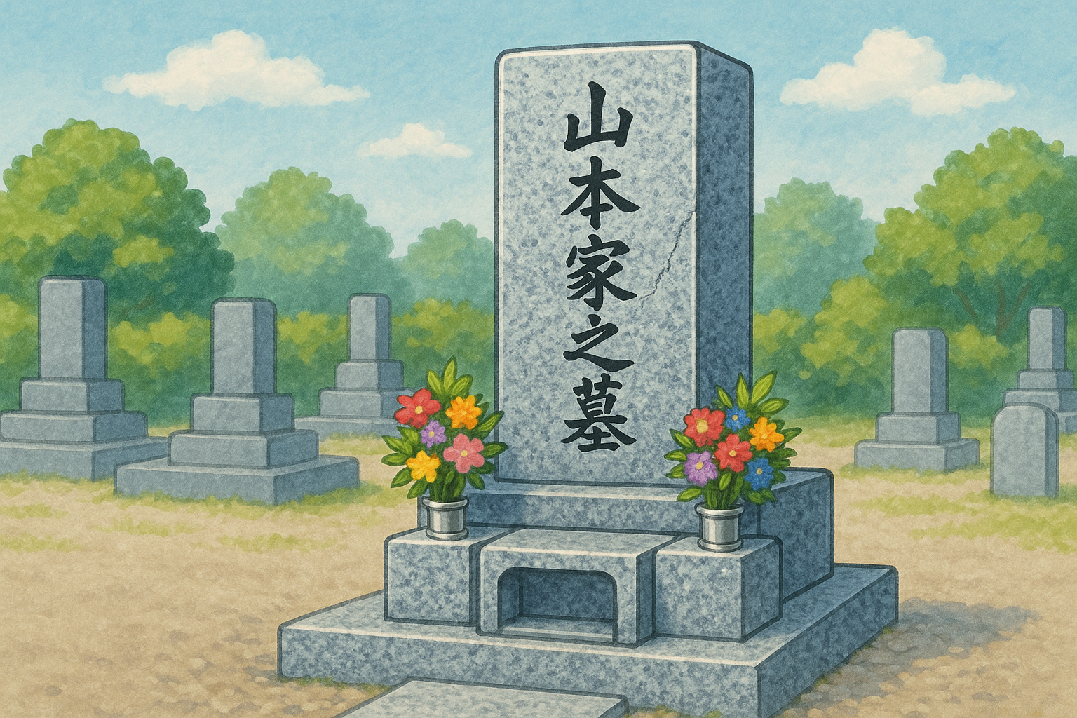 御影石イメージ図