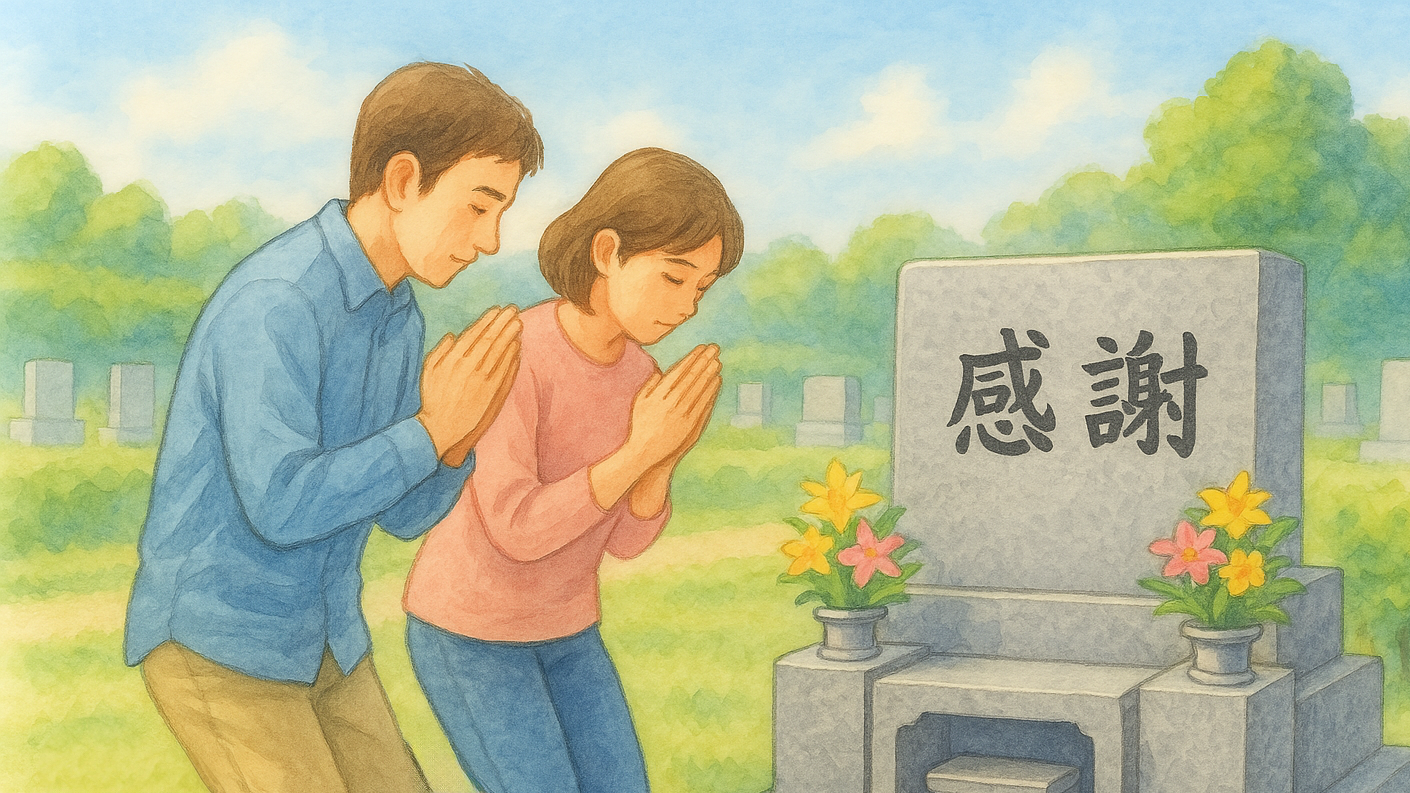 墓石大きさイメージイラスト